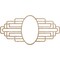 Ekena Millwork Elizabeth Wood Fretwork Pierced Ceiling Medallion, Red Oak, 40"W x 20"H x 11"IW x 19"IH x 1/4"T CMWP40X20X0250EBRO - alternate 1